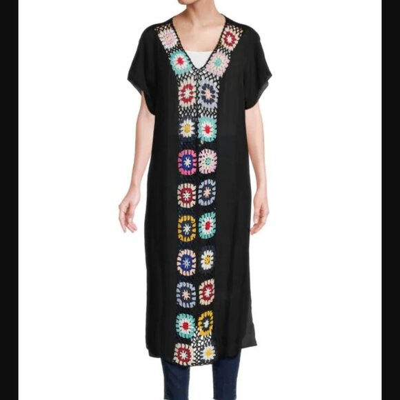 NEW Granny Square Midi Caftan - Picture 1 of 7